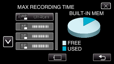 remaining rec time